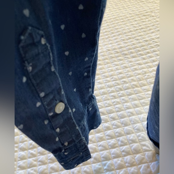 LOFT Softened Button Down Shirt Size L EUC - Picture 6 of 11